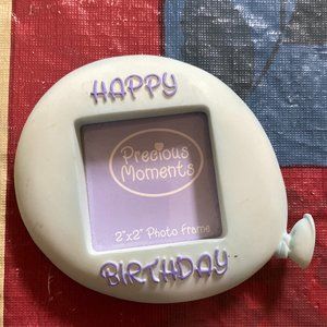 Precious Moment Picture Frame Saying "Happy Birthday"